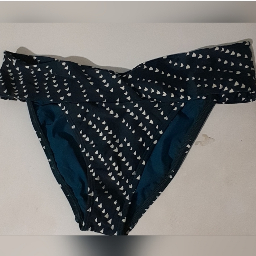 Women's Navy Blue Swim Bottom